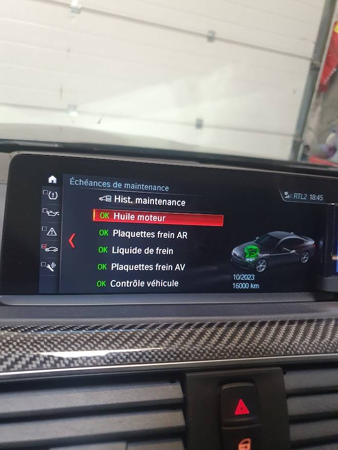 vidange bmw m4 competion