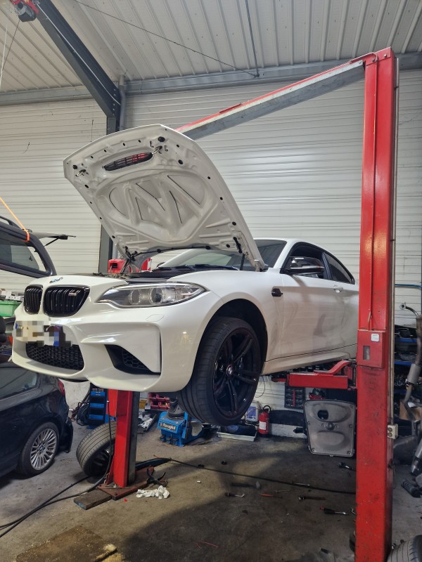 reparation fuite huile bmw m3 a sauctas