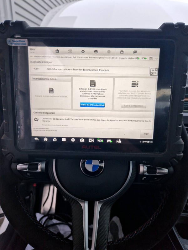 Remplacement injecteur sur BMW M2 + programmation